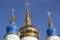 The Golden domes of St. Sophia-assumption Cathedral in Tobolsk