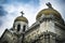 Golden domes of Varna cathedral in Bulgaria