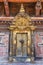 Golden door of the temple at Durban square on Patan near Kathmandu, Nepal