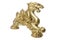 Golden Dragon Figurine