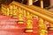 Golden dragon stairway