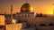 Golden Dusk Over Iconic Jerusalem
