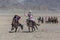 Golden eagle festival traditional Kazakh horse ride games