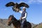Golden eagle hunter in Kyrgyzstan