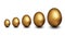 Golden eggs representing financial security