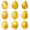 Golden eggs set
