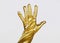 Golden elegant glove