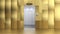 Golden elevator or passenger lift