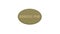 Golden elliptical button with golden text DONATION NOW. Donate Icon on white background