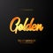 Golden engrave emblem text effect for emblem luxury royal editable adobe illustrator