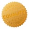 Golden EQUALITY Badge Stamp