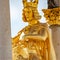 Golden Equestrian statue of Magdeburger Reiter, King and Knight, Magdeburg, Germany,