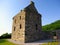 Golden Evening Light on Carsluith Castle, Wigtown Bay, Dumfries and Galloway, Scotland, Great Britain