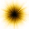 Golden explosion of light. EPS 8