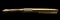 Golden exquisite gold fountain pen on black background, expensive fountain ink pen, banner