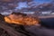 Golden eye by sunset near Tre Cime di Lavaredo, Italy