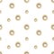 Golden Eyelet Seamless Pattern