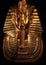 Golden famouse mask of Tutankhamen from tomb   Valley of king.  Egypt, CAiro