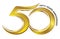 Golden Fifty Years Anniversary Logo