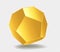 Golden figure dodecahedron
