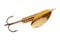 Golden fishing spoon