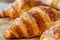 Golden Flaky Croissant on a Crisp Morning - Breakfast Pastry Delight