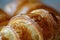 Golden Flaky Croissant on a Crisp Morning - Breakfast Pastry Delight