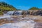 Golden Fleece silica terrace at Orakei Korako at New Zealand