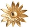 Golden Floral Elegance in 3D Design - aI generated