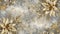 Golden Floral Elegance on Luxurious Grey Background