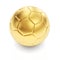 Golden football ball