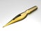 Golden fountain pen tip