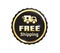 Golden Free Shipping Badge