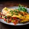 Golden Fried Omelet Perfection