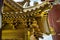 Golden gable roof architecture of Taiwanese temple-style at Fo Guang San Temple