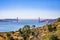 Golden Gate bridge as seen from Angel Island, California