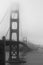 Golden Gate Bridge Blanketed by the Rolling Clouds