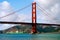Golden Gate Bridge Container Ship