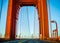 Golden gate bridge early morning in san francisco california
