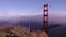 Golden Gate bridge in fog