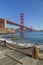 Golden Gate Bridge and Fort Point from Marine Drive, San Francisco, California, USA, North America