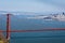 Golden Gate Bridge looking back toward city of San Francisco