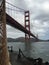 Golden gate Bridge Mid day foggy Skylines @ san Francisco California