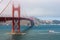 Golden Gate Bridge in the mist