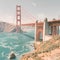 Golden Gate Bridge Over Ocean, San Francisco