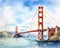 The Golden Gate Bridge is in San Francisco.