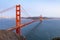 Golden gate bridge in San Francisco in dawn