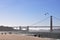 Golden Gate Bridge of San Francisco seen from Crissy Field Beach