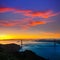 Golden Gate Bridge San Francisco sunrise California