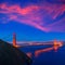 Golden Gate Bridge San Francisco sunset California